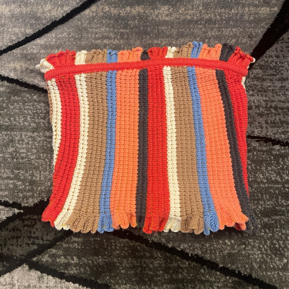 Urban Outfitters Multicolor Knit tube top